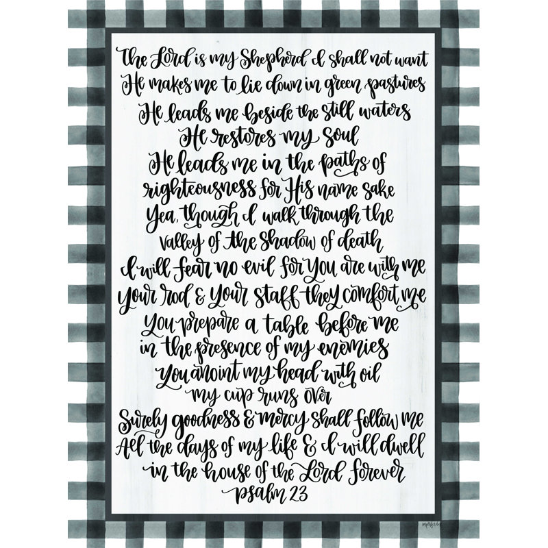 " Psalm 23 " by Imperfect Dust, 32" H x 24" W  