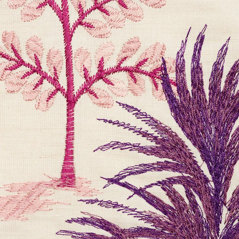 Tissu de broderie Pandora, Aubergine