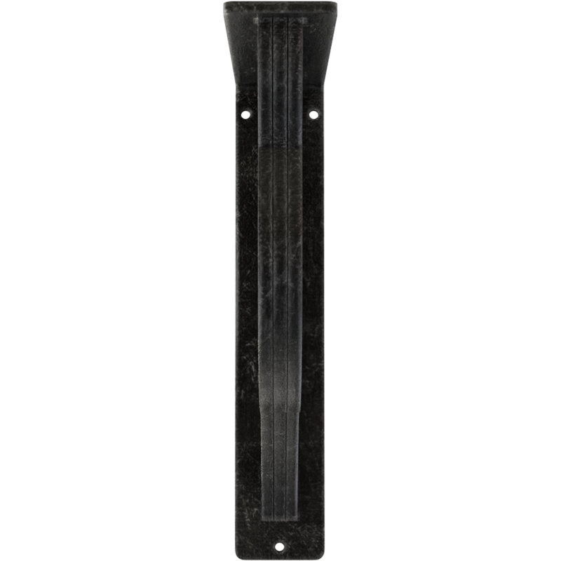Support en fer forgé Austin, Argent antique, H 10 po x l 2 po x P 7,5 po