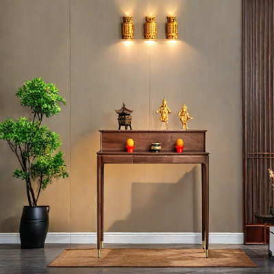 Black Walnut Console  Table