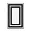 Tapis noir et blanc Emerson