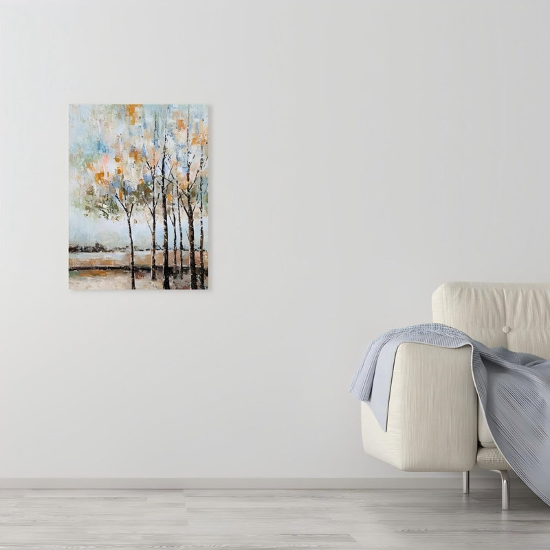 Art abstrait sur toile sans cadre abstrait 24 "x 36"