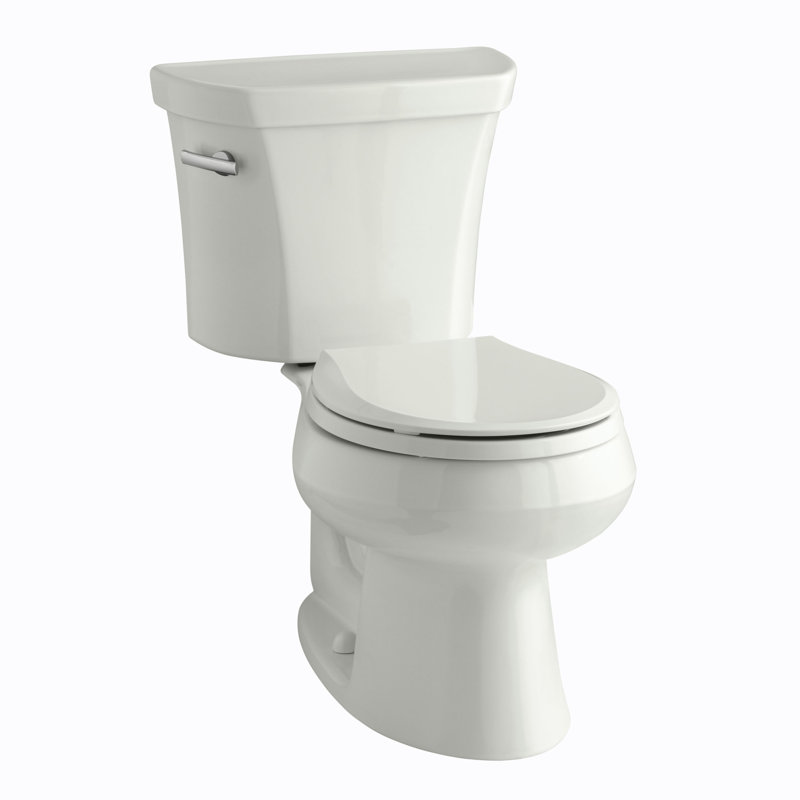 Wellworth 1.6 GPF Round Two-Piece Toilet (Seat Not Included), Dune