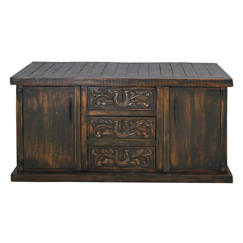 Sturdy Solid Wood Console Table