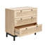 77cm W Manufactured Wood Bedside Table