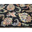 Tapis oriental noir fait à la main 10X14
