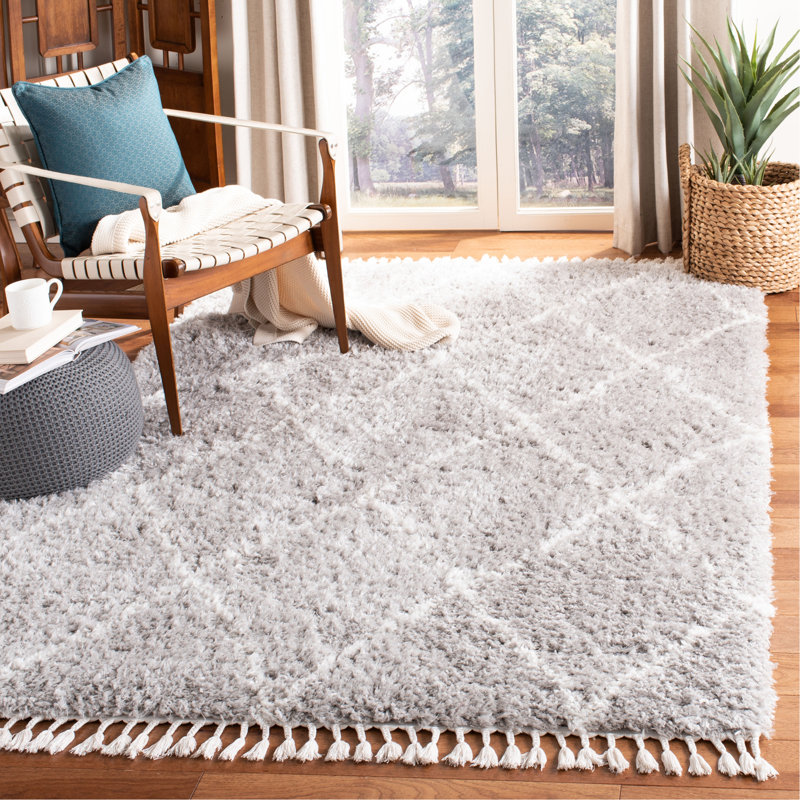 Hyeon Performance Geometric Rug, Square 6'7"