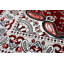 Tapis de zone rouge oriental Fakenham