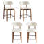 Chaise rembourrée en bois massif avec tabouret-2143590157-1885920248