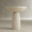 Pedestal Cylinder Fiberglass Side Table-985927732