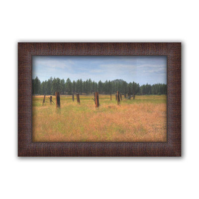 Tahoe Fence by Kelly Wade. Paper Print - Mounted & Framed with Clear Acrylic