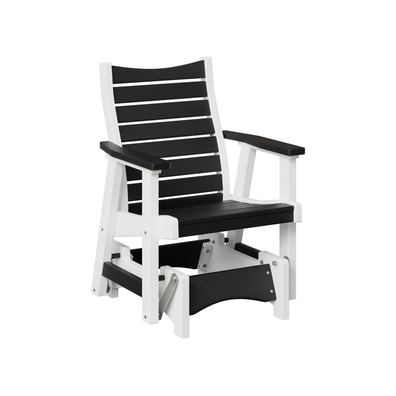 Fauteuil oscillant berlinois Berlin Premium Bristol, Noir / blanc