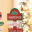16.5"H Christmas Wooden Sign Table Décor(Set Of 2)