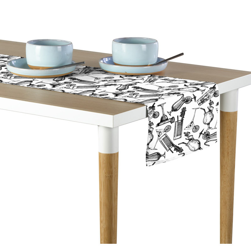 Rawannawi Geometric Table Runner, 72" x 12"