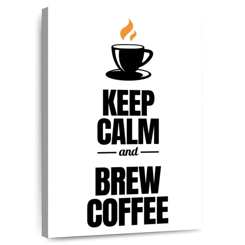 Citation de café Tergel, H 24 po x l 16 po