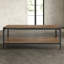 Table basse bicolore avec tablette de rangement inférieure Feickert-33392093