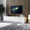 Meuble audio-vidéo moderne avec rangement multimédia
