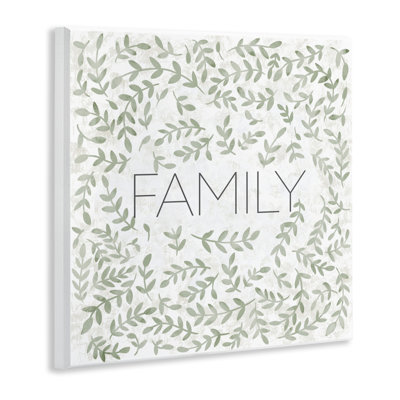 Plaque murale de la famille Curv Ivy Sprigs, design par SD Graphics Studio