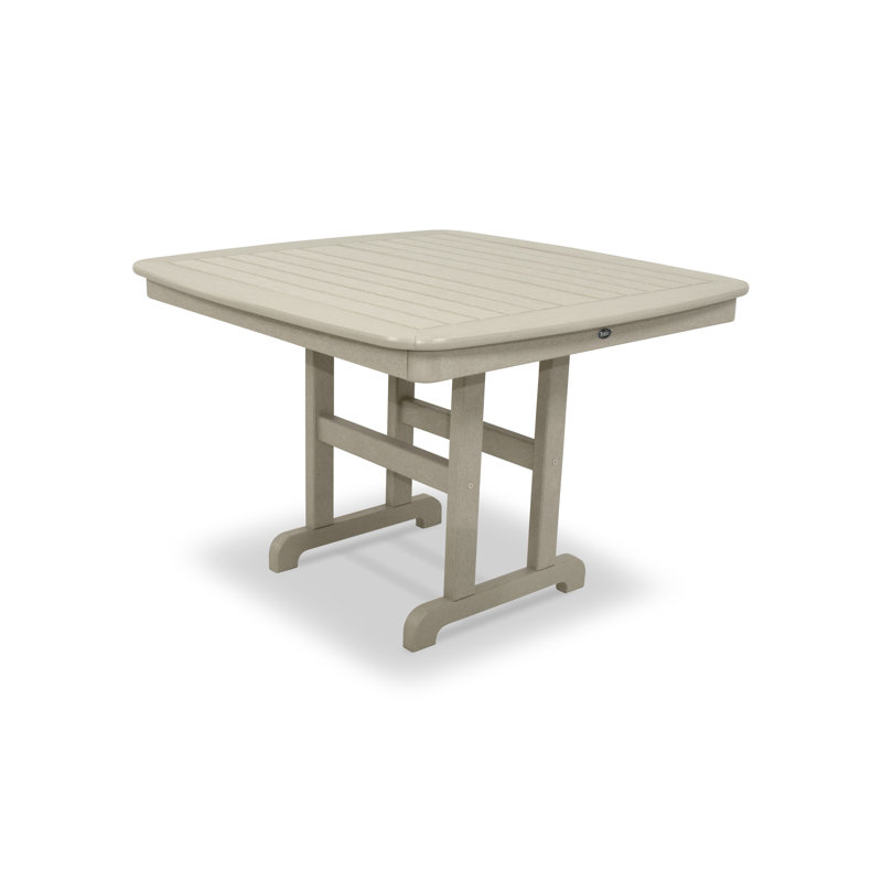 TREX Outdoors Yacht Club Dining Table, 37", Beige