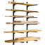 6-tier Wall-mount Wood & Lumber Storage Rack