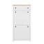 Armoire à chaussures moderne étroite avec 2 tiroirs rabattables, panneau réglable-166883703