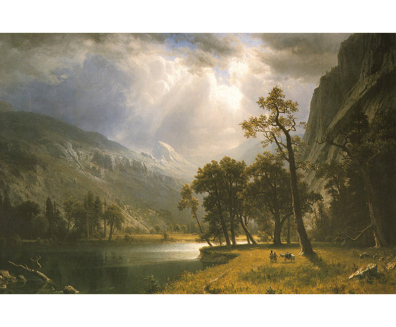 Demi-dôme, vallée de Yosemite, H 16 po x l 24 po