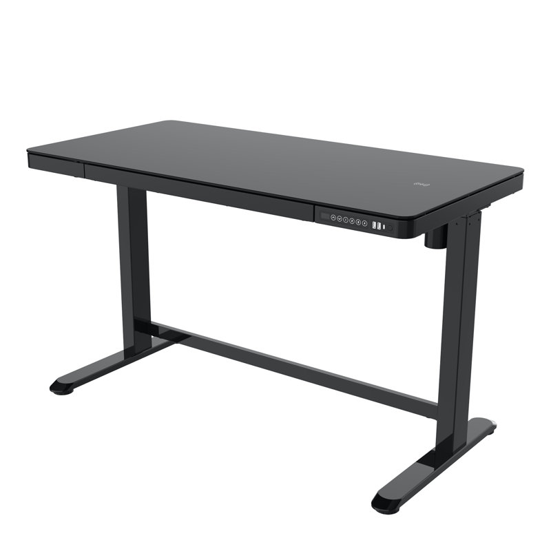 Bureau debout à hauteur ajustable Cashwell, Noir