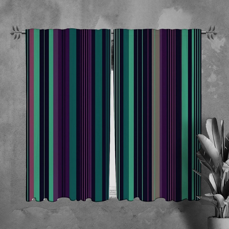 Paire de rideaux obscurcissant en polyester Tanvi, L 40 po x L 61 po