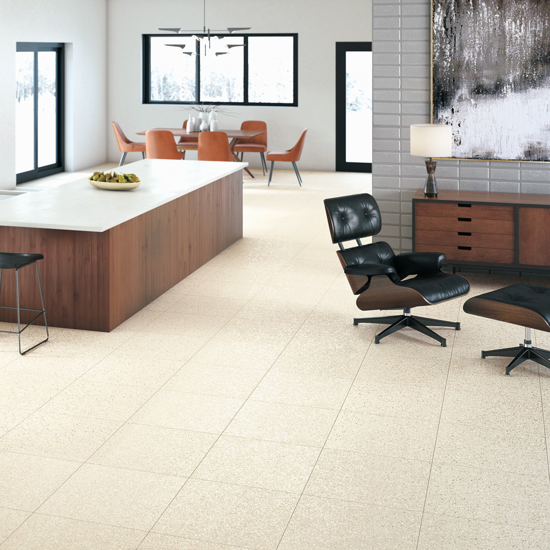 Birthplace 24" x 24" Porcelain Terrazzo Look Wall & Floor Tile PIXL 