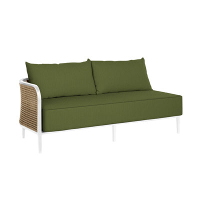 Havana 57" Wide Outdoor Loveseat with Cushions