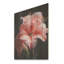 Fleur de lis rose élégance III - lis sur bois-2069786204