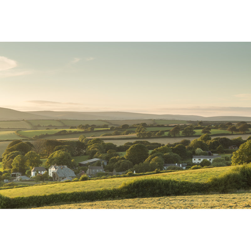 Sunlit Hamlet by Peteholyoak - Wrapped Canvas Print, 61cm H x 91cm W x 3.8cm D