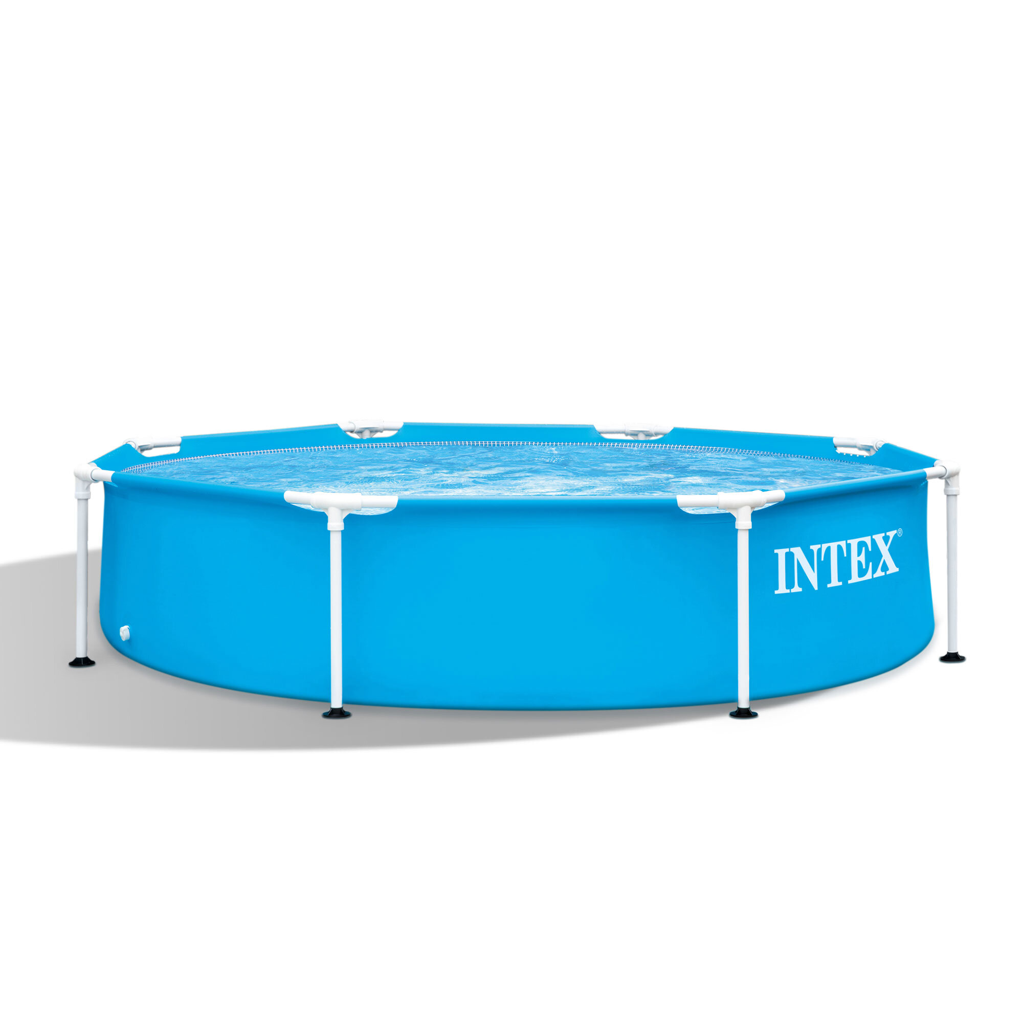 Intex 8' X 20 Rust Resistant Durable Steel Metal Frame Swimming Pool &  Reviews