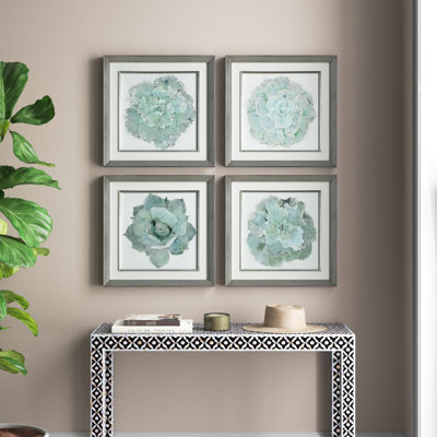 " Natural Beauties Botanical " by Jennifer Goldberger 4 - Pieces