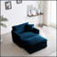 Modern Accent Chair with Ottoman, Chenille Upholstered Armchair for Living Room Comfort and Style-1135887910