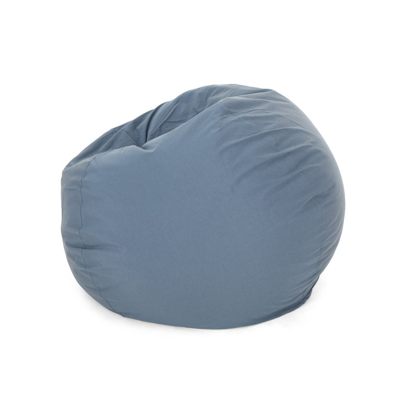 Grand fauteuil poire classique, Bleu
