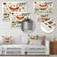 Insectes et insectes orange - Art mural insectes et insectes en métal MT134699-174949755