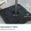 Poids de la base du parasol de patio, 175 lb Capacité en eau, 230 sable, noir extérieur, remplissable à l'eau, sable,