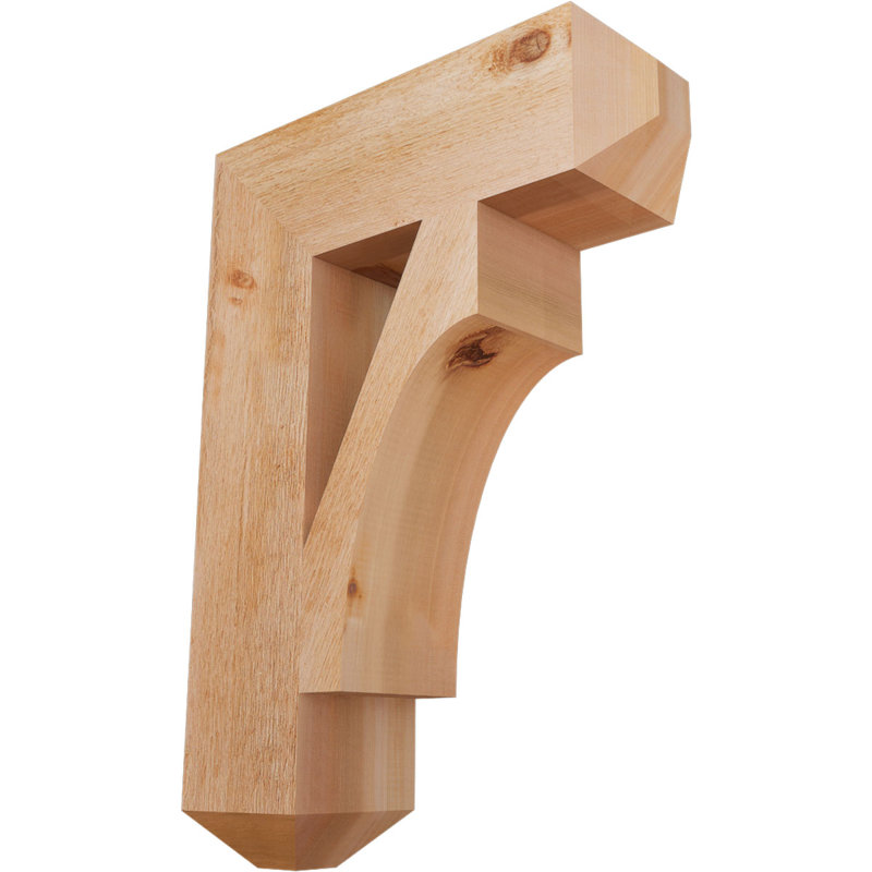 Support Westlake Craftsman, H 28 po x l 6 po x P 20 po, Cèdre rouge de l'Ouest, Rugueux