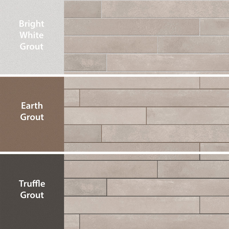 Tucson 1-7/8 In. X 17-3/4 In. Porcelain Floor And Wall Tile, Beige