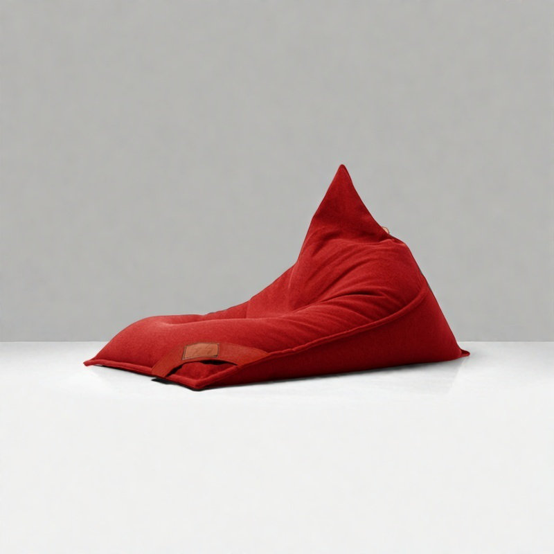 Fauteuil à billes léger et luxueux, Rouge