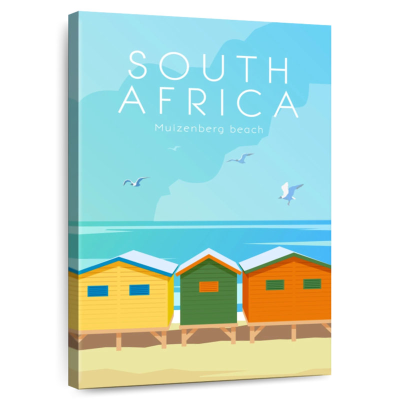 Affiche Aime Muizenberg Beach, H 51 po x l 34 po