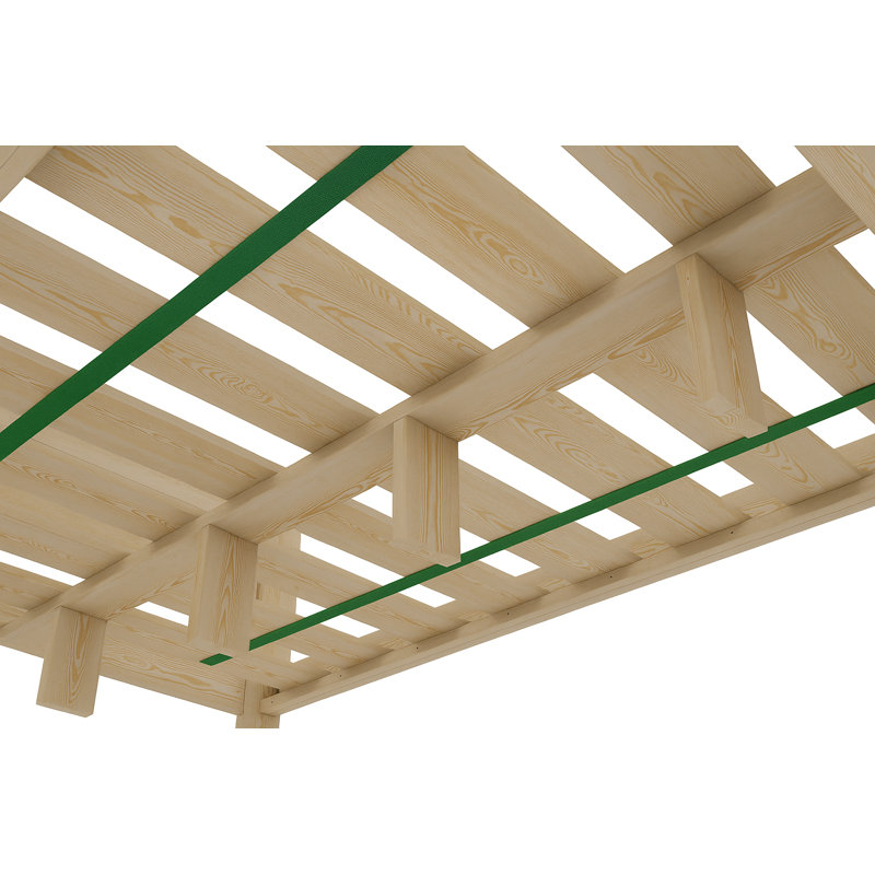 Nodax Wooden Bed Frame Slats - 100% Pine Wood Replacement Slats, Sustainable & Eco-Friendly Material, Easy to Assemble | Set of 12