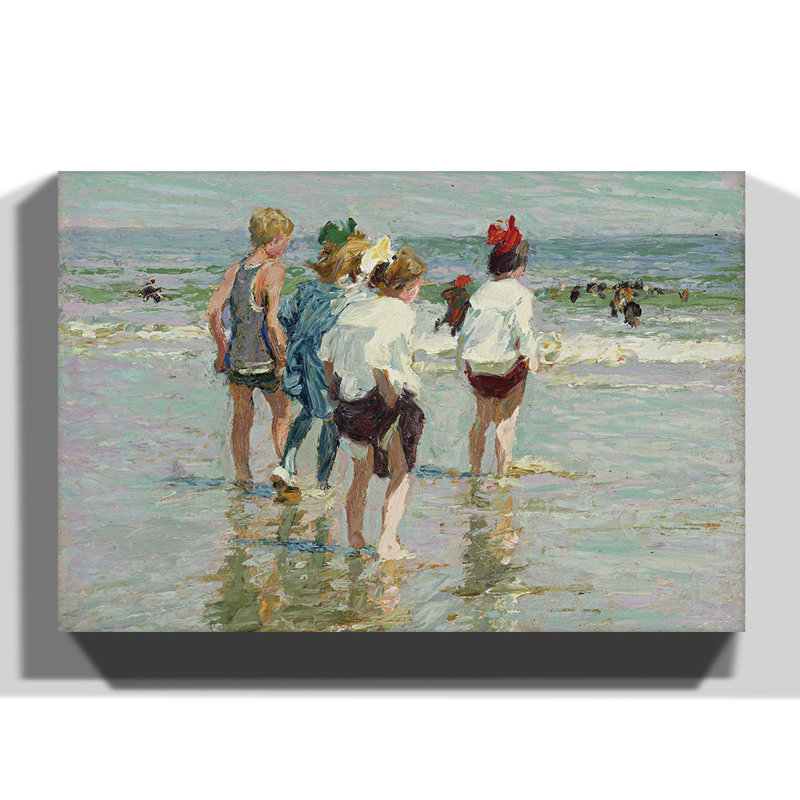 Edward Henry Potthast - Wrapped Canvas, 70cm H x 100cm W