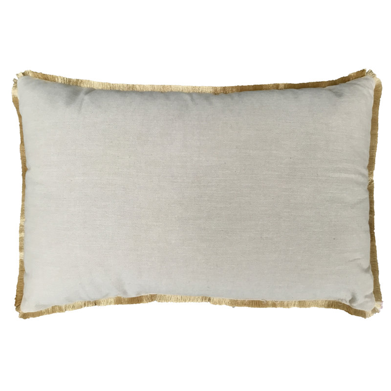 Rectangular Cushion, Brown/Gold Mix