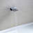 Sumerain Modern Wall-Mount Tub and Shower Faucet with Single Handle , Tub and Shower Faucet with 8-inch Square Rain Showerhead & Pressure Balance Valve