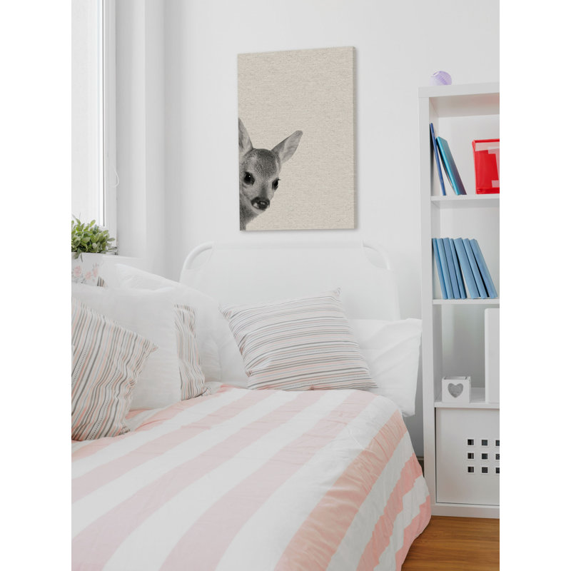Fawn Surprise - Drawing on Canvas, 61cm H x 41cm W
