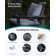 Reata HDPE 2-Person Conversation Set With Double-Tier Side Table and Cusions