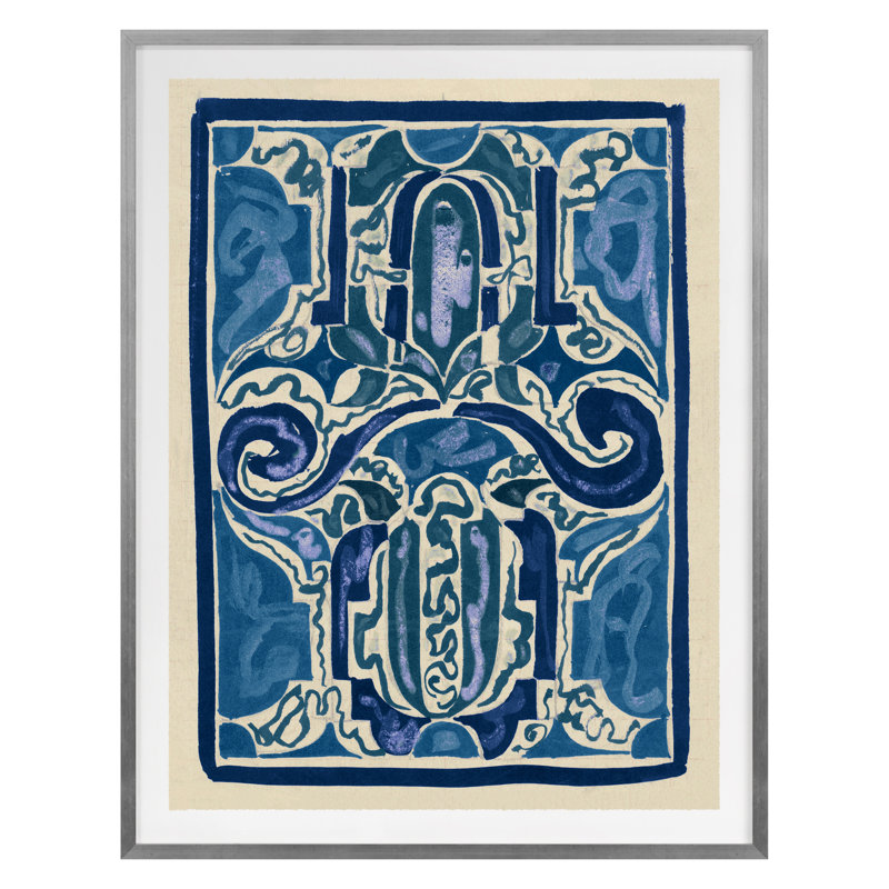 Rug Sketch 9 Print by Grand Archives, 41" H x 32" W