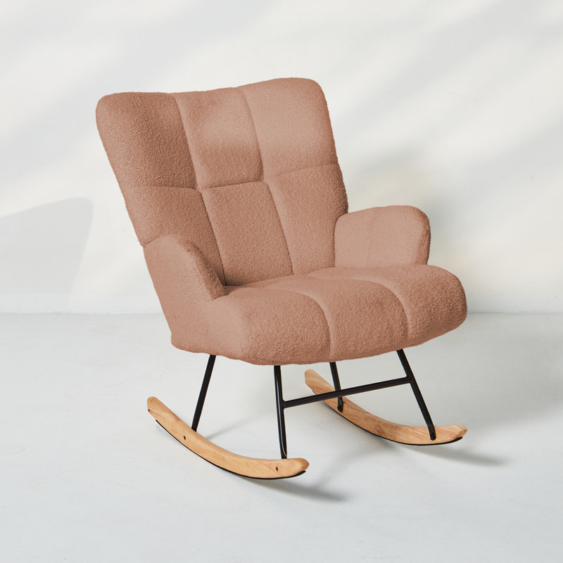 Chaise berçante Shuff, Brun
